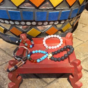 Semi-Precious and Leather Bracelets & Bands