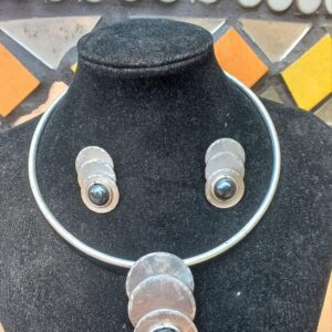 Stylish Pewter Choker Set