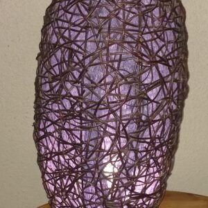 Purple Twig Lamp