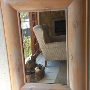Teak Wooden Frame Mirror