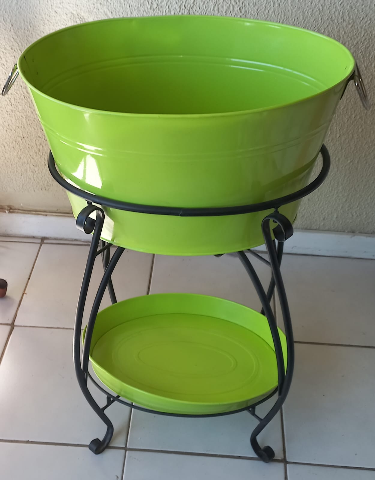 Twin Beverage Enamel Tub