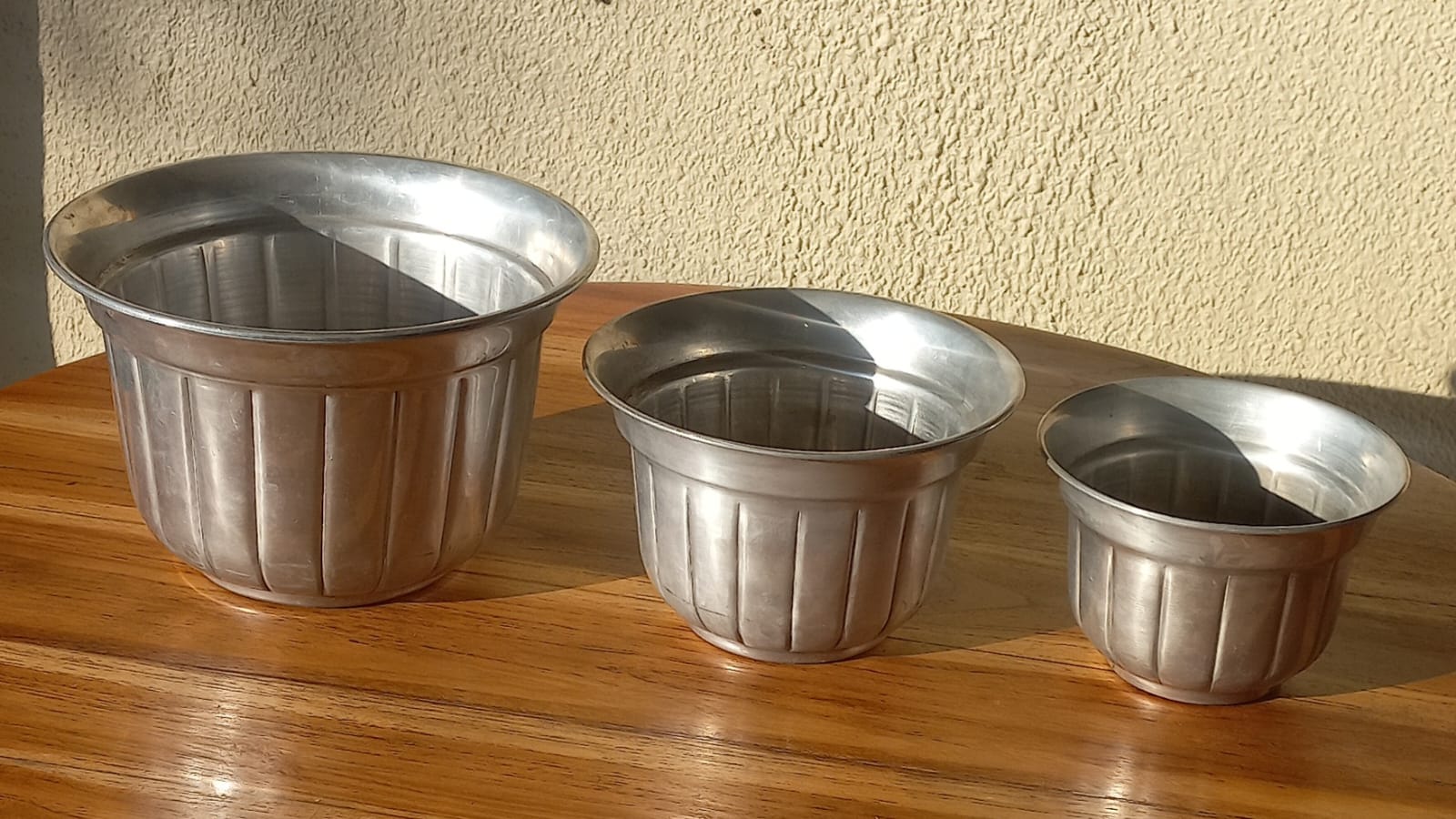 Pewter Vase Set